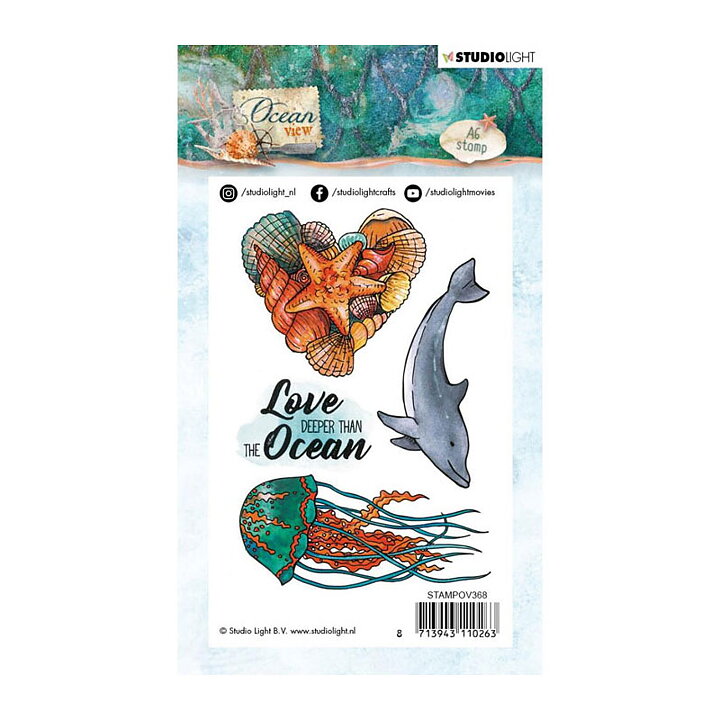 Studio Light Clear Stamps - Ocean View No 368 