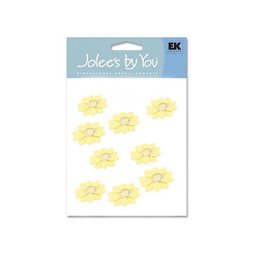 EK Success Stickers Jolee's By You Mini - Flower Verbena Yellow