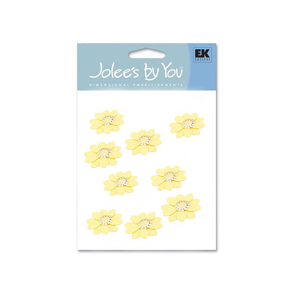EK Success Stickers Jolee's By You Mini - Flower Verbena Yellow