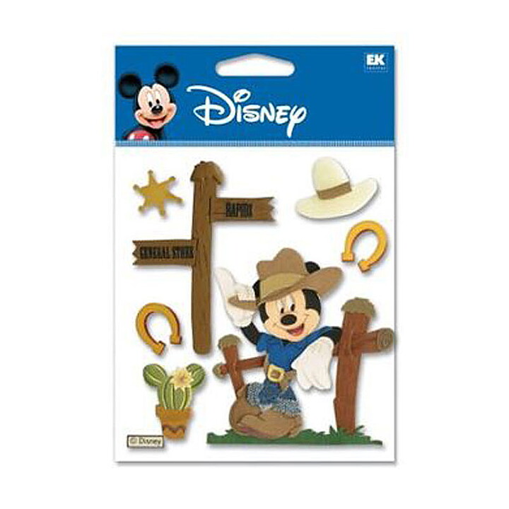 EK Success Disney Dimensional Stickers - Mickey Western
