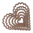 Spellbinders Nestabilities Dies - Classic Scalloped Hearts