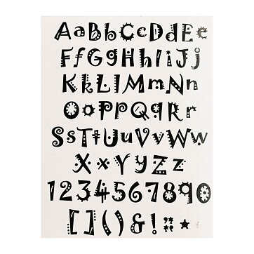 Quickutz Dies Alphabet Set - Collector's Serie Zelda