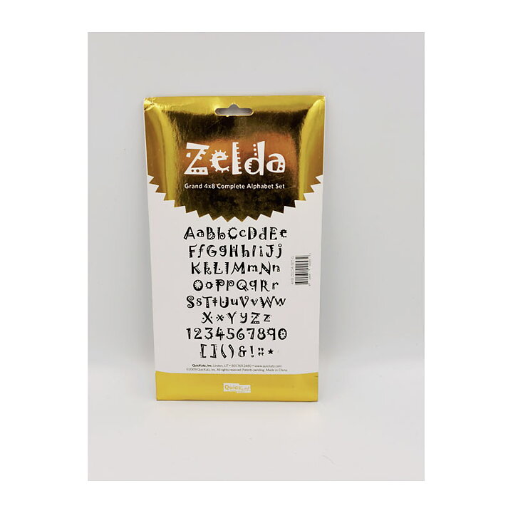 Quickutz Dies Alphabet Set - Collector's Serie Zelda