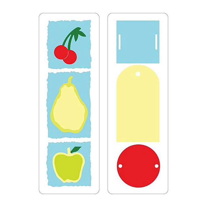 Provo Craft Cuttlebug Die 2x6+2x6 - Fruit & Tags 37-1116