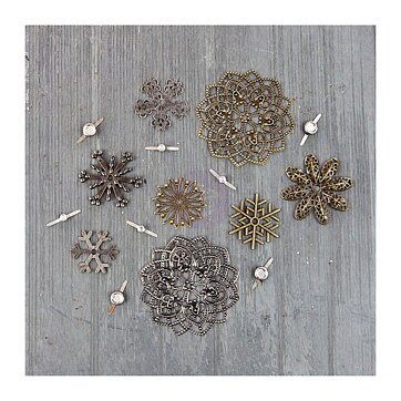 Prima Marketing Finnabair Mechanicals - Vintage Snowflakes