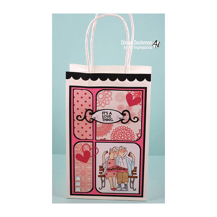 Art Impressions Valentine's Cling Rubber Stamps - Love Thing Set