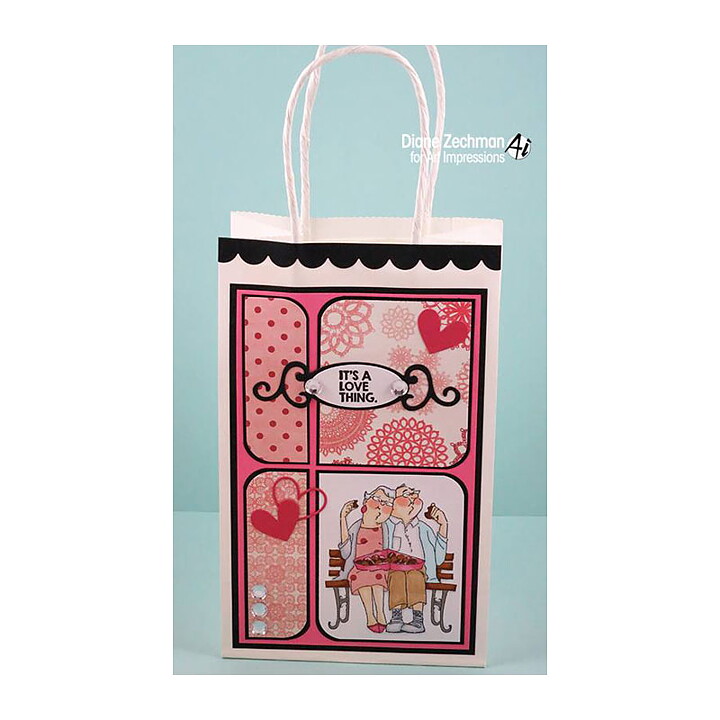 Art Impressions Valentine's Cling Rubber Stamps - Love Thing Set