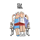 Art Impressions Valentine's Cling Rubber Stamps - Love Thing Set