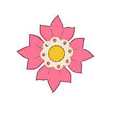 BK Dies 3x3 Flower Design a Flower