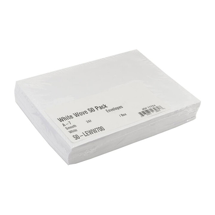 Leader Paper Products Envelopes - A-7  White Smooth