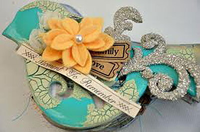 MR Chipboard Book Bird 6x8