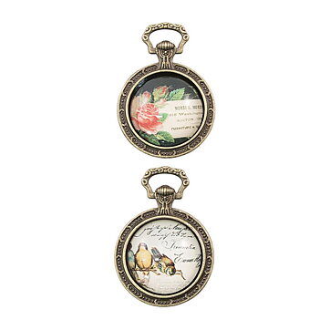 Tim Holtz Assemblage Charms - Collage Domes
