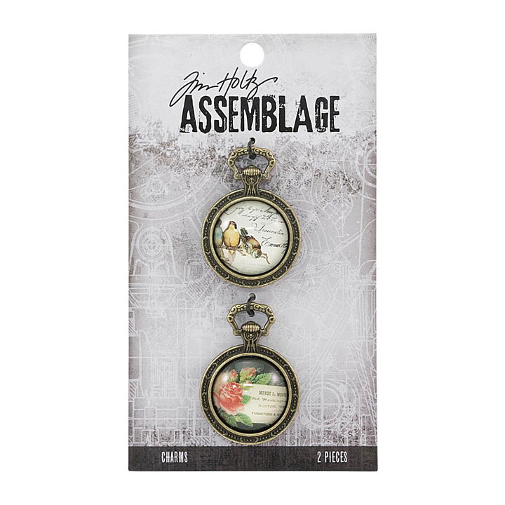 Tim Holtz Assemblage Charms - Collage Domes