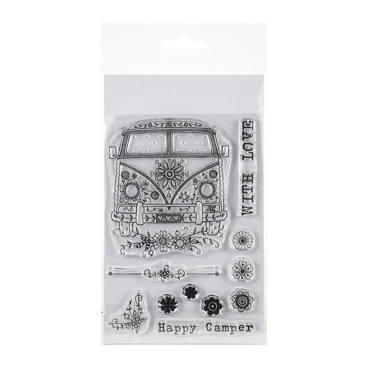 Pink Ink Designs Clear Stamp Set A5 - Campervan