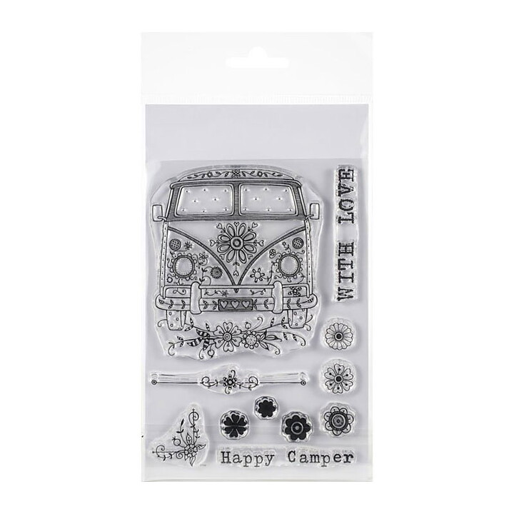 Pink Ink Designs Clear Stamp Set A5 - Campervan