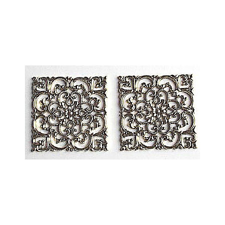 Buttons Filigrees Victorian Squares