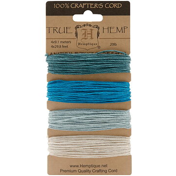 Hemptique Hemp Cord - Aquamarine