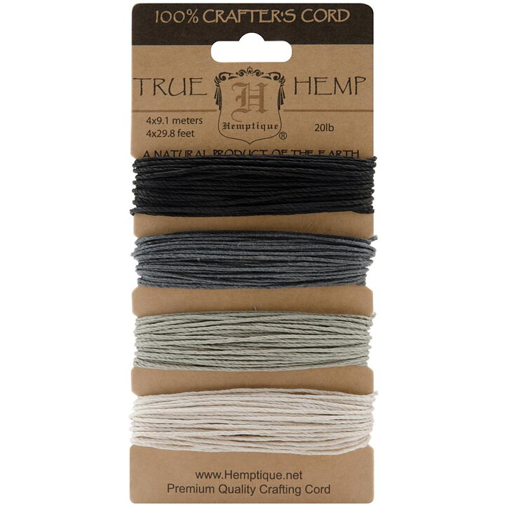 Hemptique Hemp Cord - Onyx
