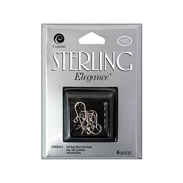 Cousin Sterling Elegance - Fish Hooked Earwire Small