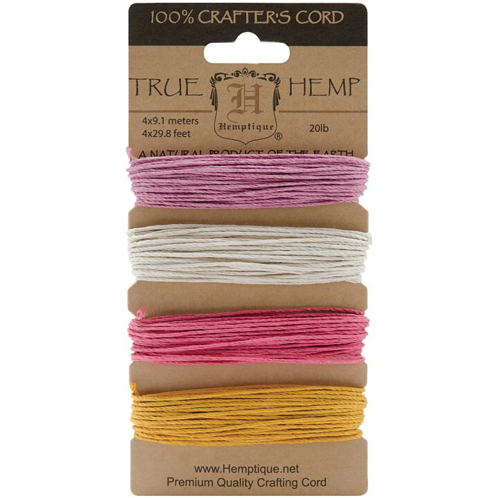 Hemptique Hemp Cord - Spring Bloom #2