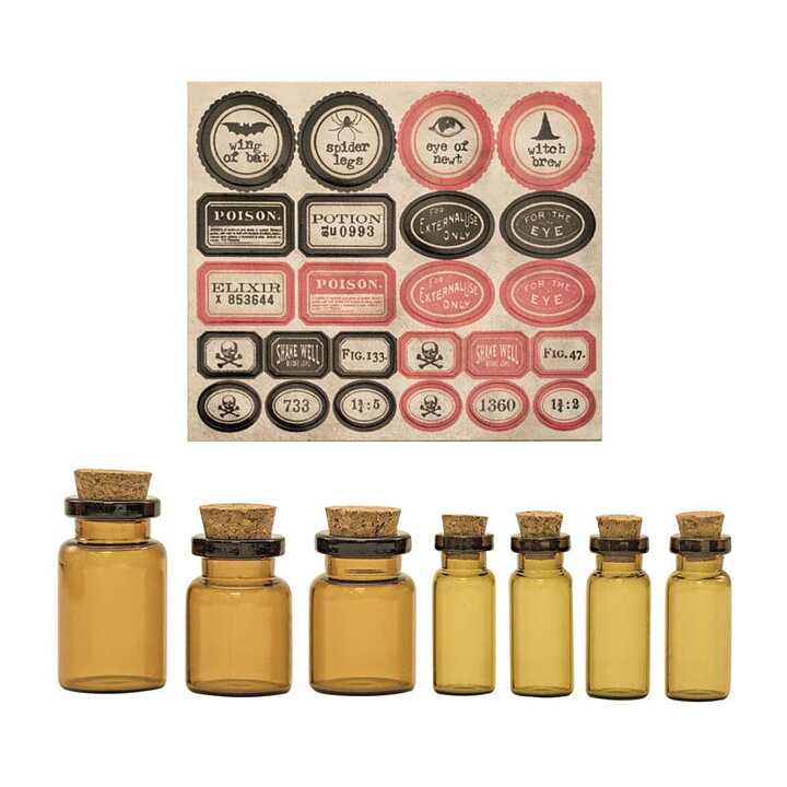 Tim Holtz Idea-Ology Apothecary Vials