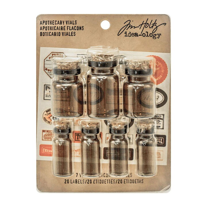 Tim Holtz Idea-Ology Apothecary Vials