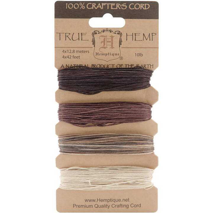 Hemptique Hemp Cord - Earthy 0.5 mm