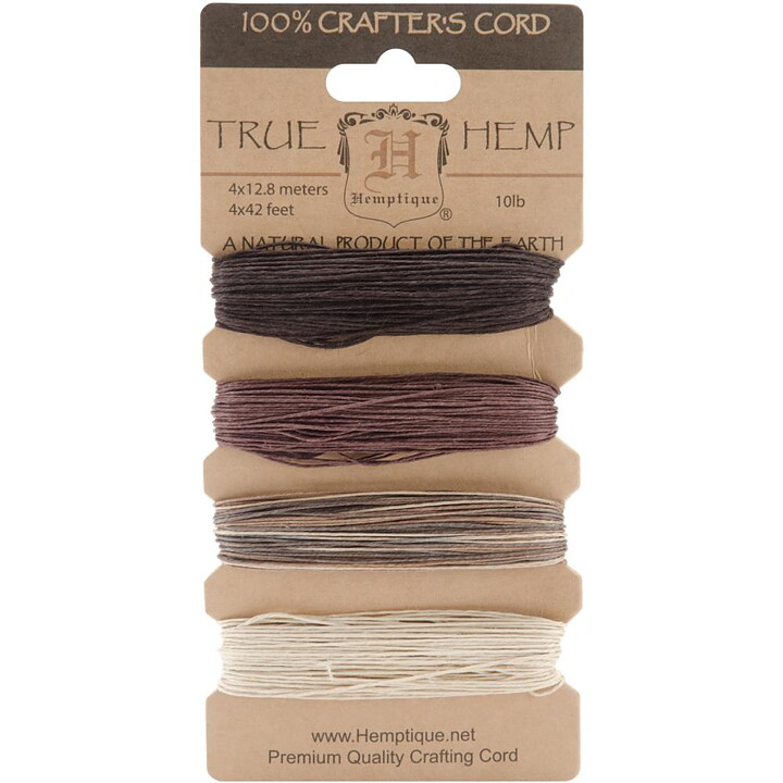 Hemptique Hemp Cord - Earthy 0.5 mm