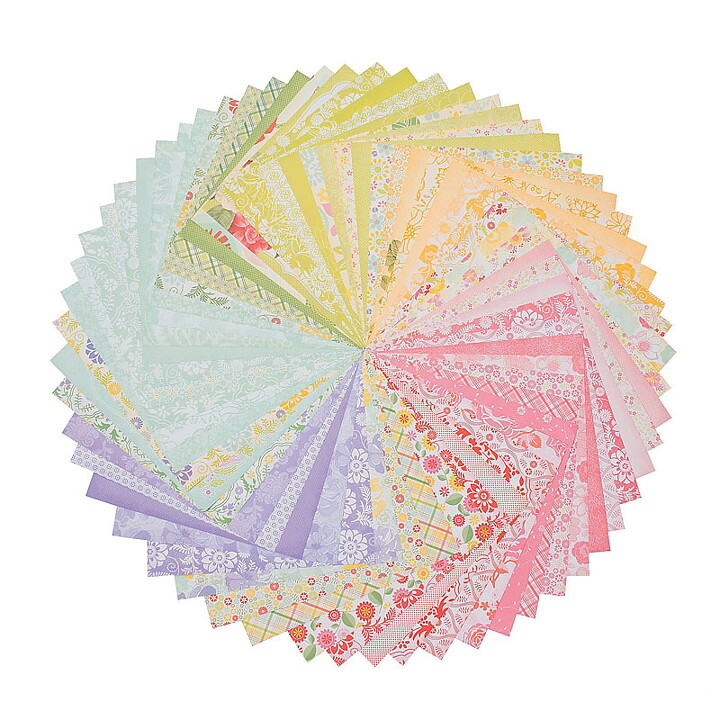 DCWV Paper Stack Fresh Floral
