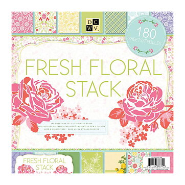 DCWV Paper Stack Fresh Floral