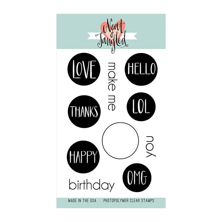 Neat & Tangled Clear Stamps- Everyday Circles