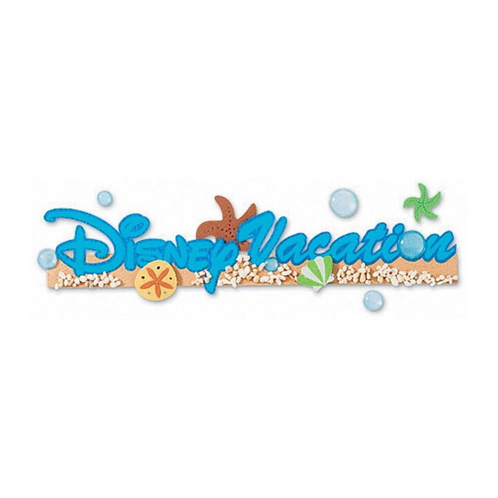 EK Success Disney Dimensional Stickers Title - Vacation