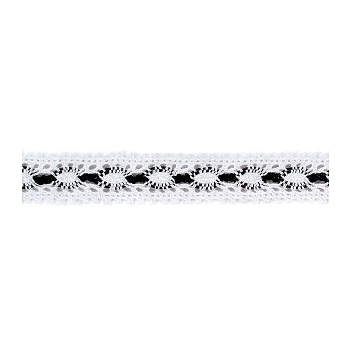 American Crafts Ribbon Ruban Premium - Crocheted Lace Black & White