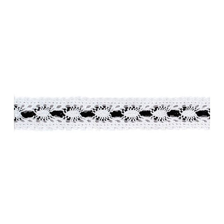 American Crafts Ribbon Ruban Premium - Crocheted Lace Black & White