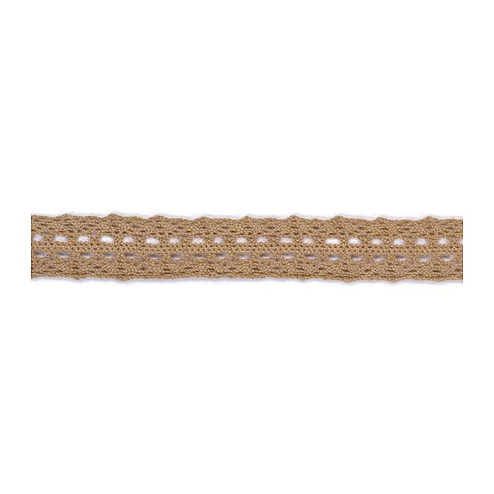 American Crafts Ribbon Ruban Premium - Crocheted Lace Brown Sugar