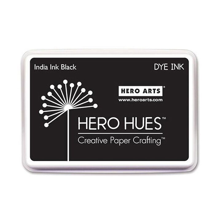 Hero Arts Dye Ink Pad - Hero Hues India Black