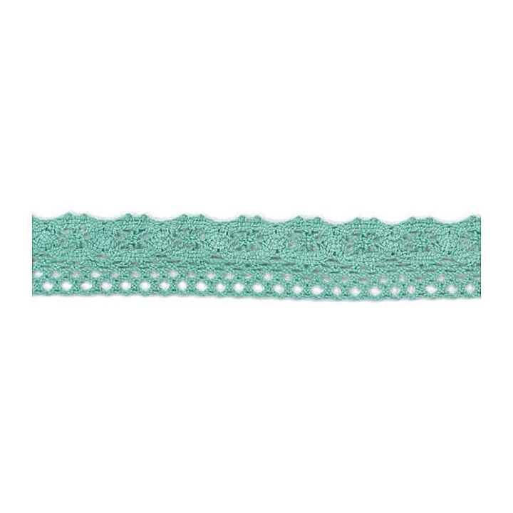 American Crafts Ribbon Ruban Premium - Crocheted Lace Robin's Egg
