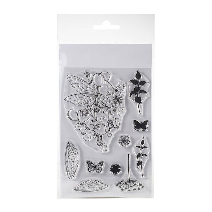 Pink Ink Designs Clear Stamp Set A5 - Fairy Mouse
