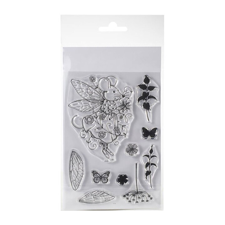 Pink Ink Designs Clear Stamp Set A5 - Fairy Mouse