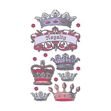 EK Success Sticko Stickers 3D - Royalty Crown