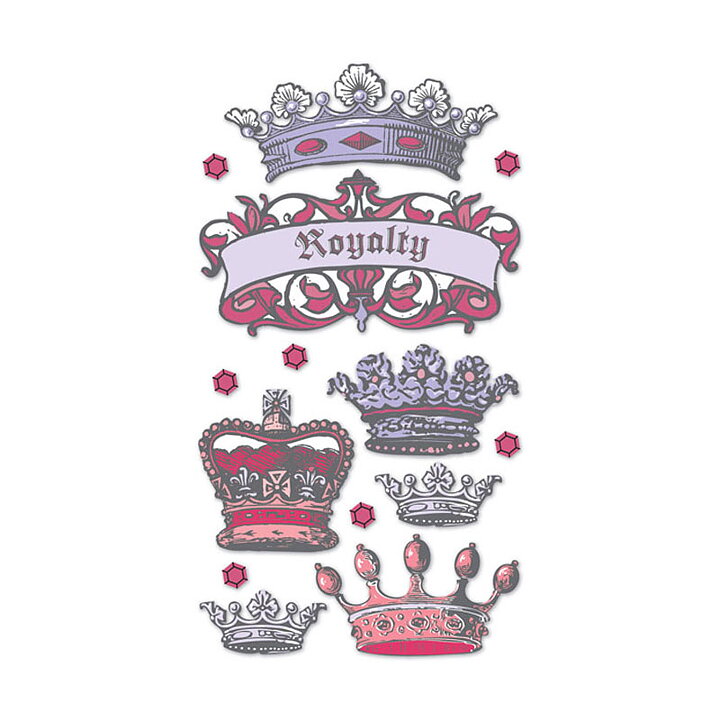 EK Success Sticko Stickers 3D - Royalty Crown