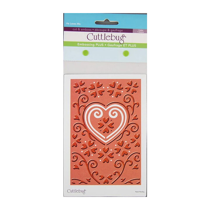 Provo Craft Cuttlebug Embossing Plus A2 - He Loves Me