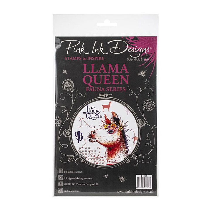 Pink Ink Designs Clear Stamp Set A5 - Liama Queen