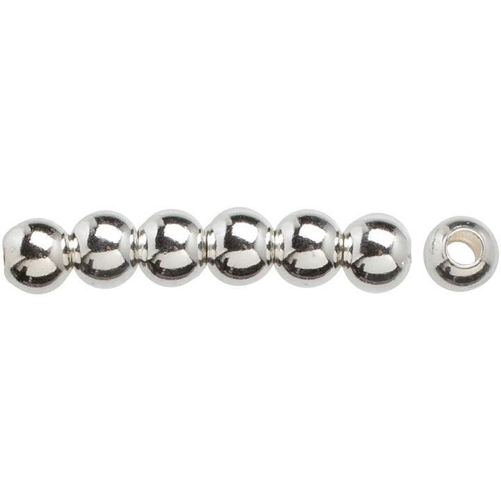 Cousin Stainless Steel Elegance - Bead Round 3 mm