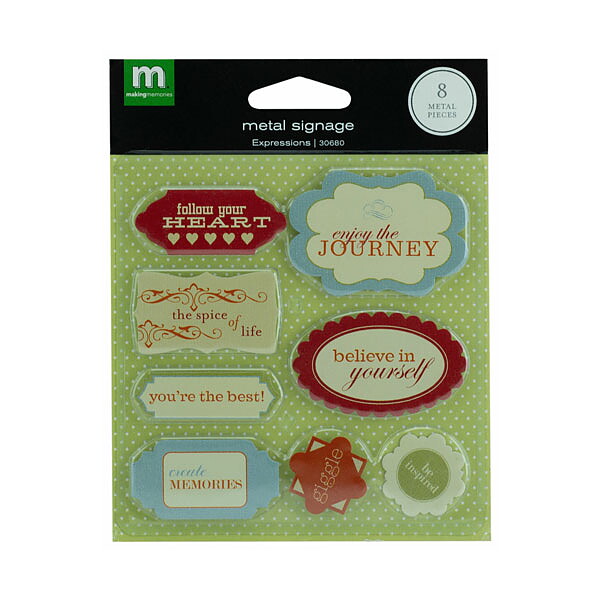 Making Memories Metal Signage - Expressions