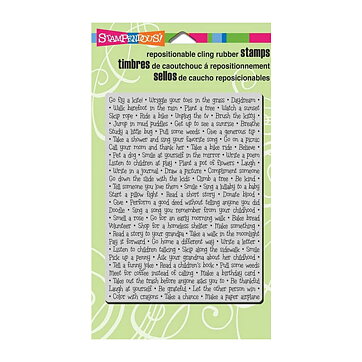 Stampendous Rubber Stamps - Summer Days