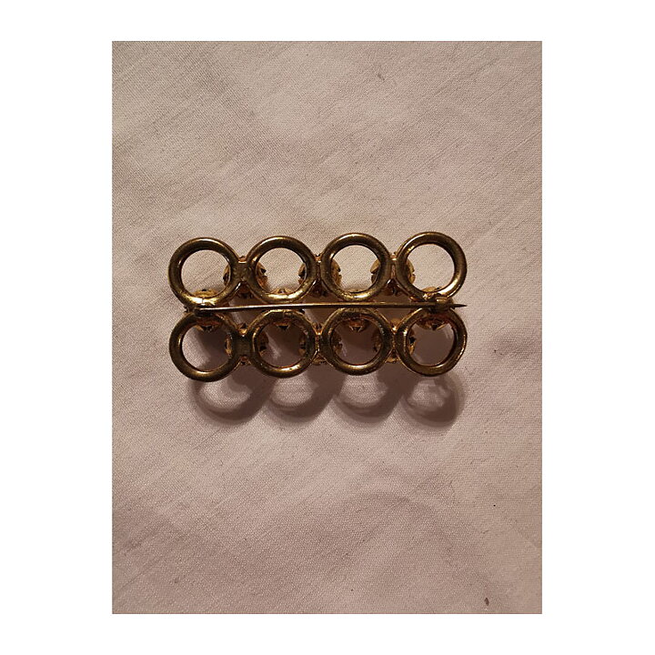 Brooch - Vintage Pearls in Rows