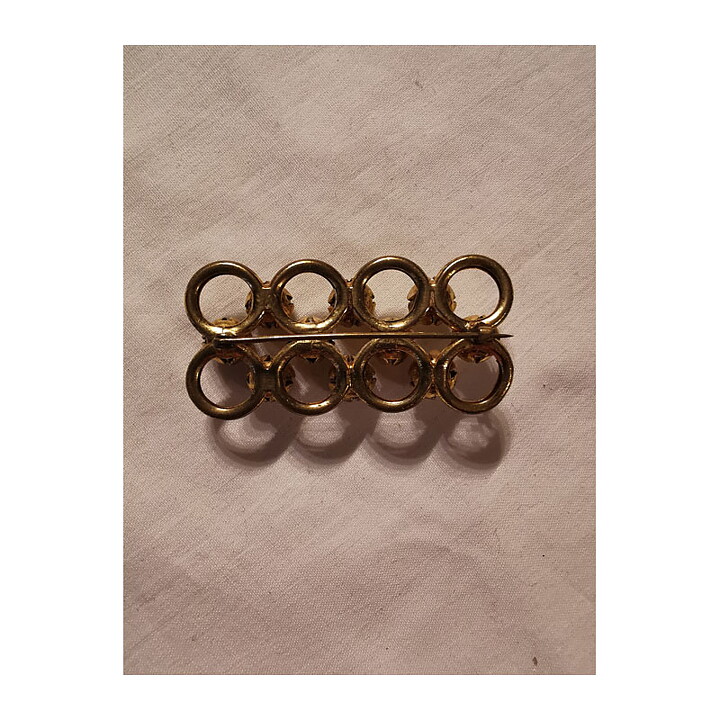Brooch - Vintage Pearls in Rows