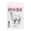 Deep Red Rubber Stamps - Alpaca