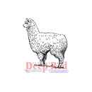 Deep Red Rubber Stamps - Alpaca